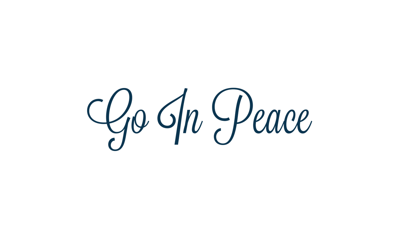 Go In Peace