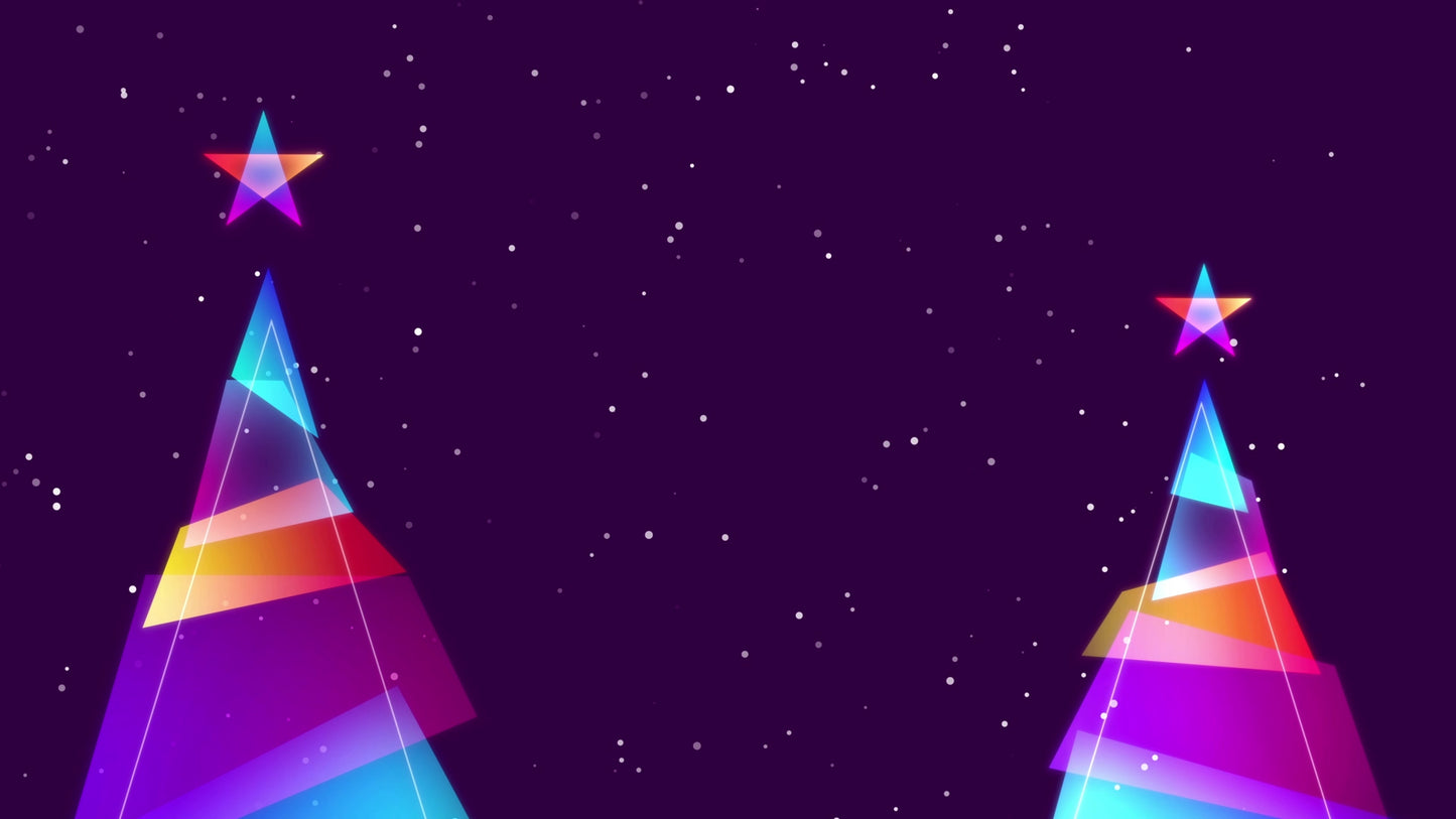 Retro Christmas Purple