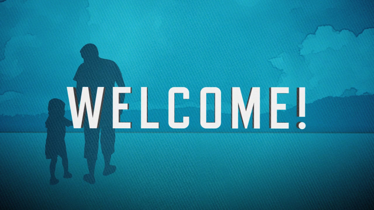 Father's Day Blue Welcome Still