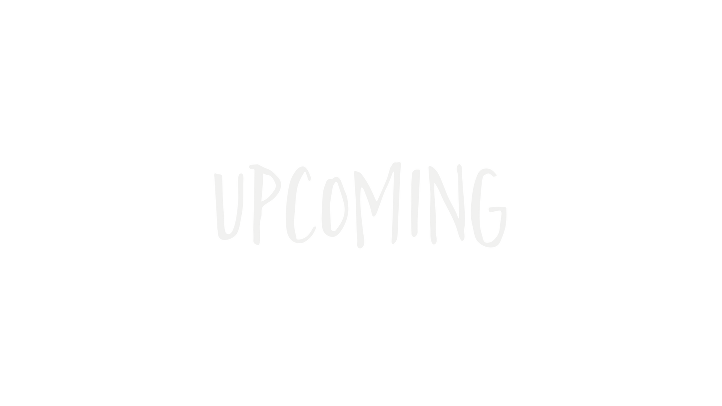 Announcements Upcoming