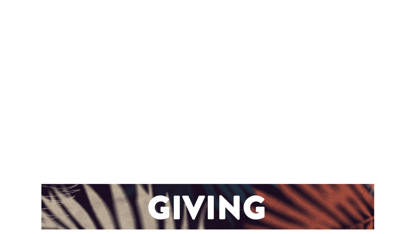 Hosanna Lower Third Giving