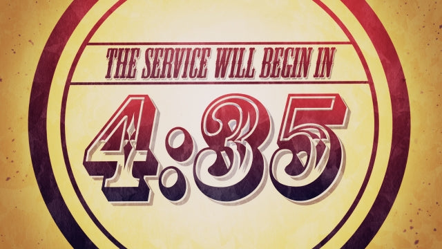 Vintage Circles Countdown