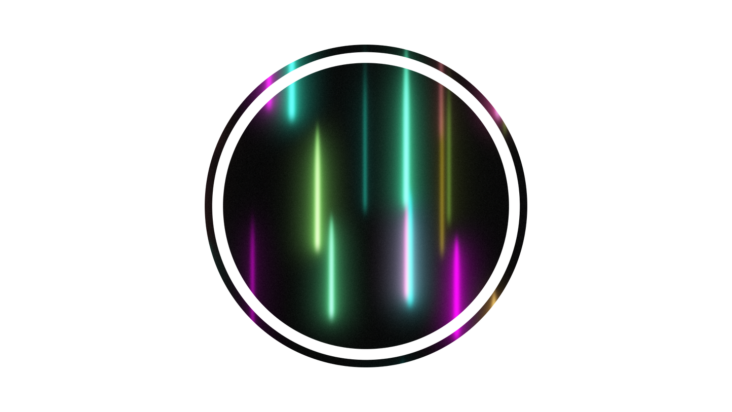 Neon Rain Circle 02