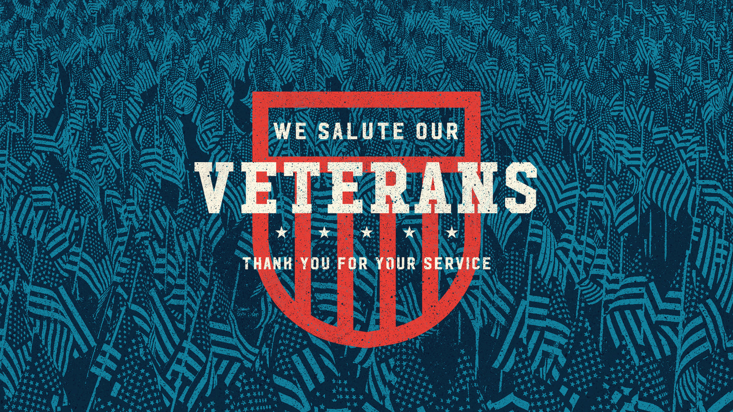 Veterans Day Flags