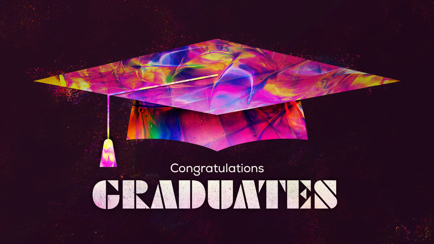 Painted Graduation Title Still