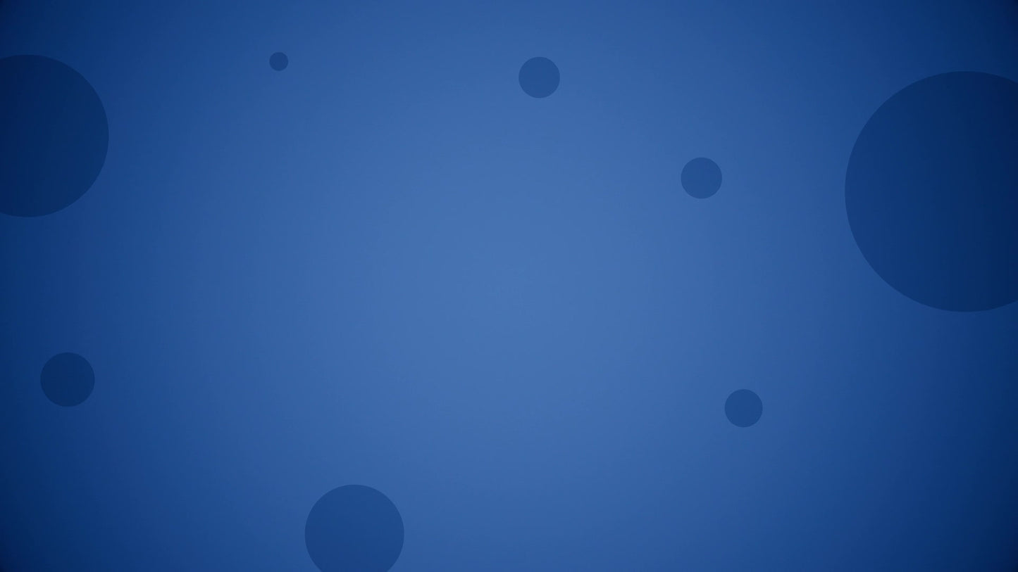 Floating Circles Light Blue