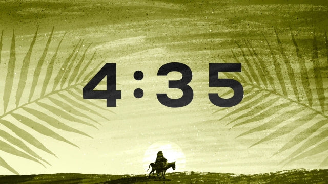 Painted Palm Sunday Countdown