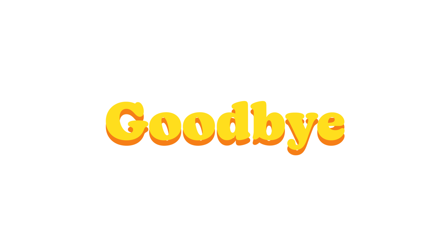 Summer Bright Goodbye