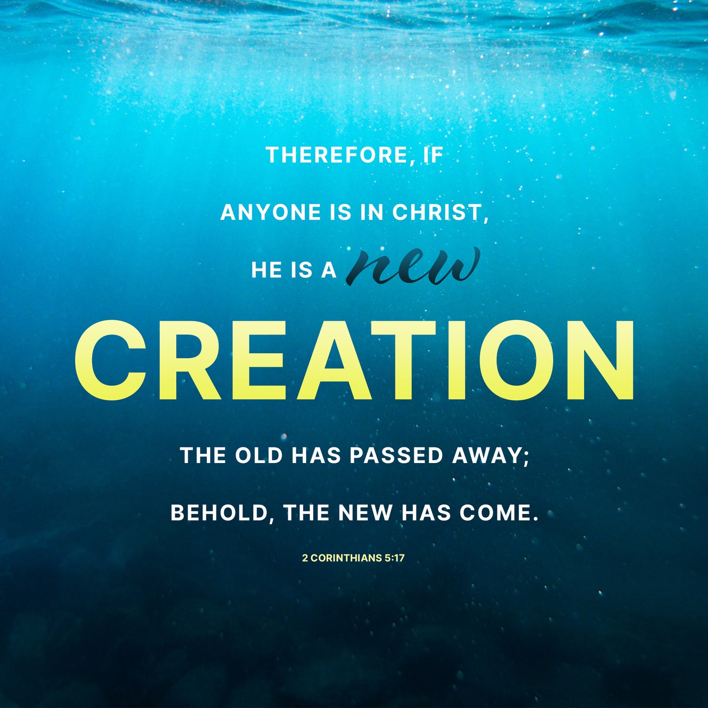 2 Corinthians 5:17