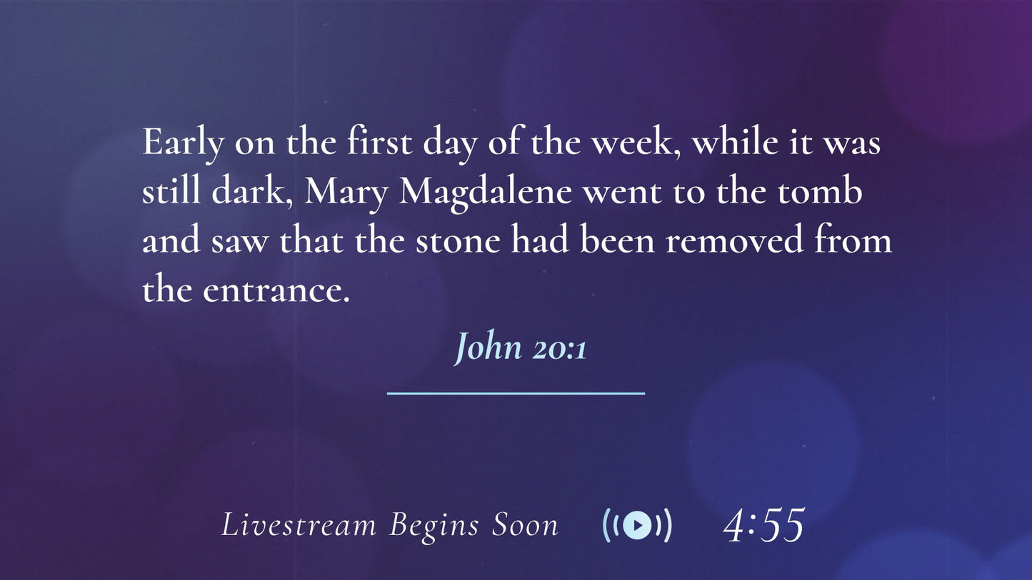 Easter Words Scripture Countdown