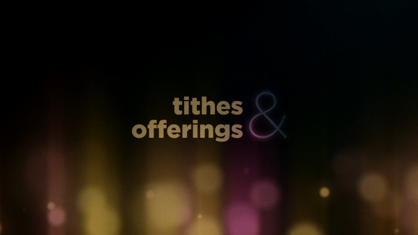 Earth Tone Glow Tithes & Offerings Still