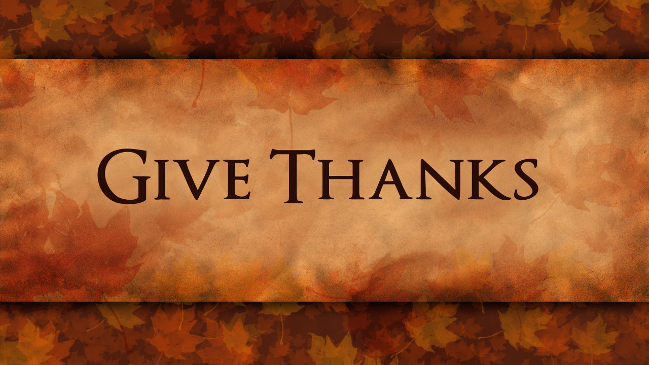 Give Thanks Leaves