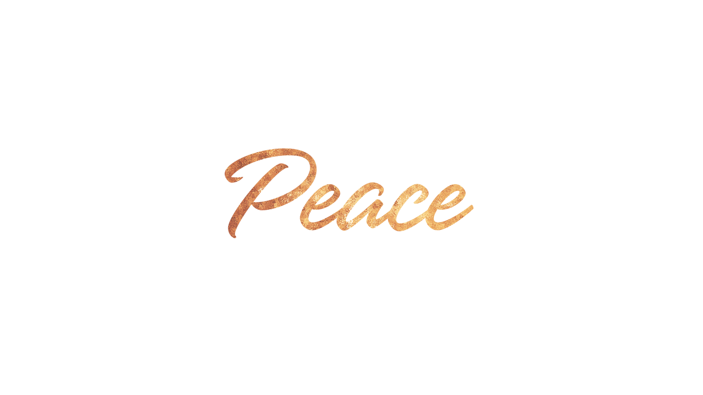 Advent Gold Peace