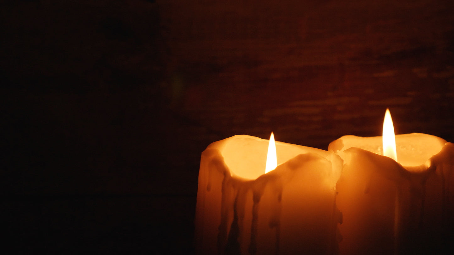 Christmas Candles Double Right