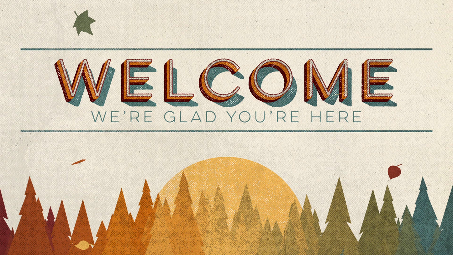 Vintage Fall Welcome Still