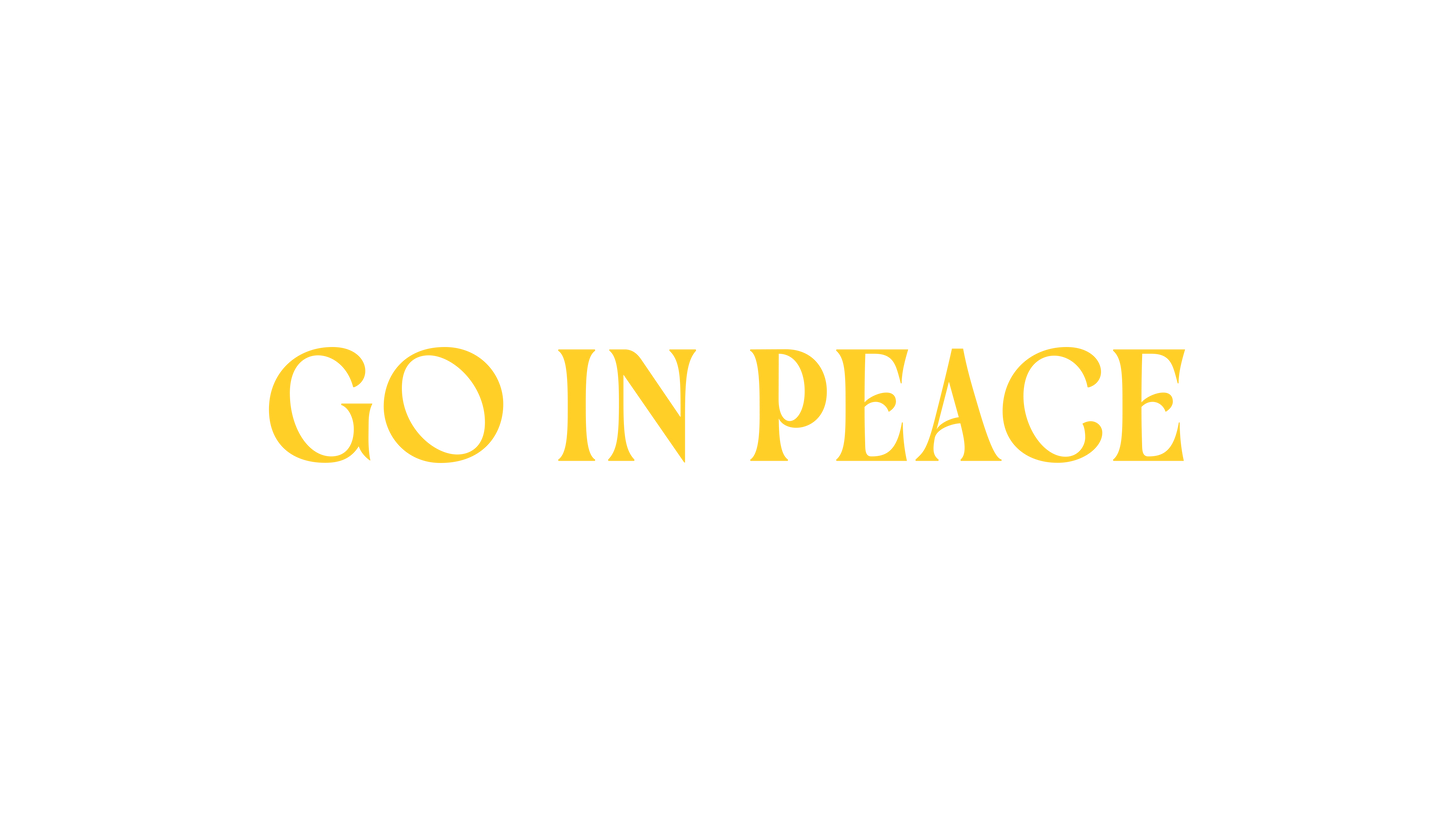 Glass Go In Peace
