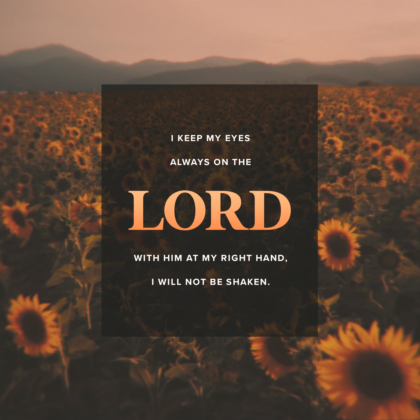 Psalm 16:8