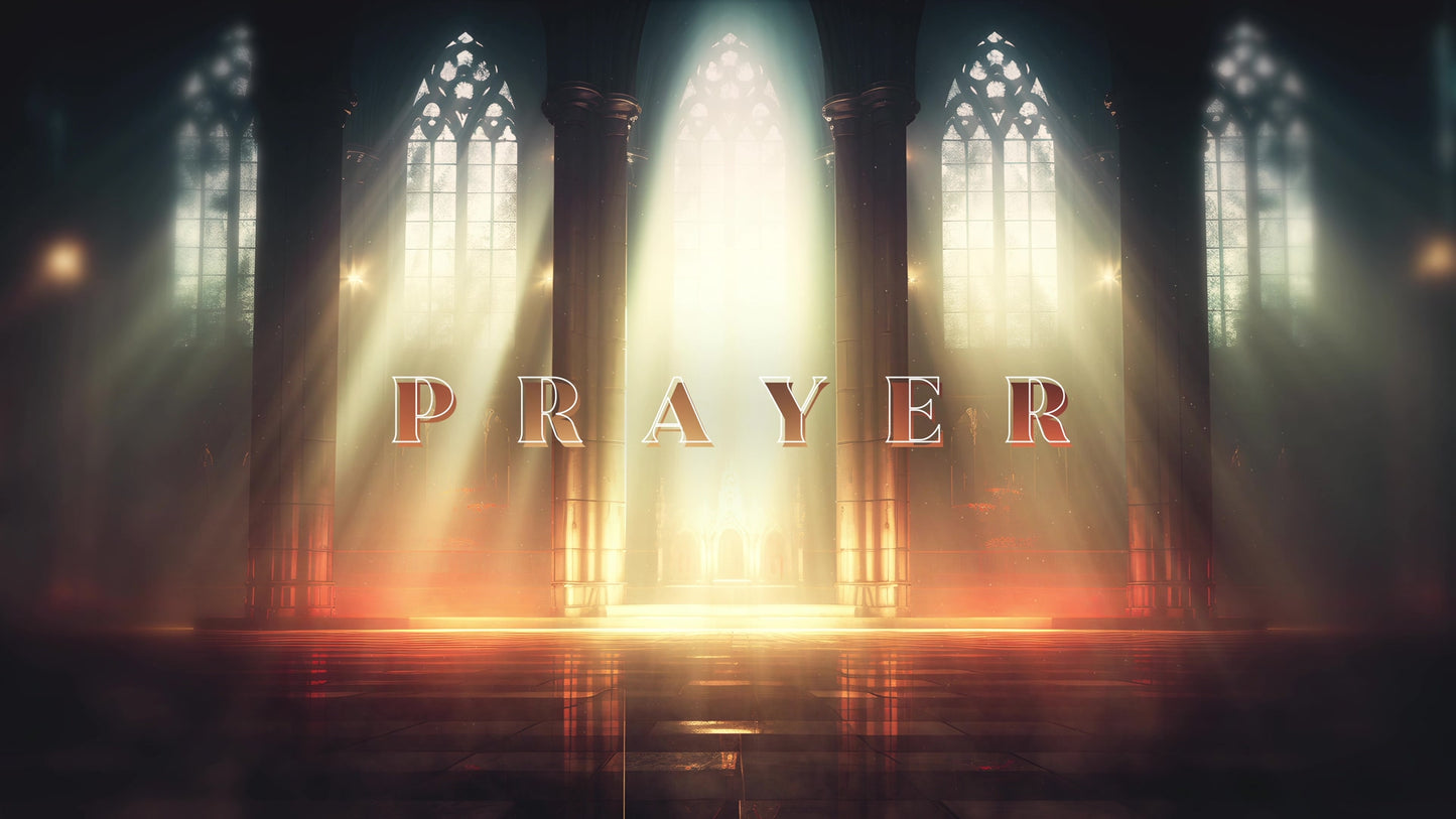 Cathedral Glass Prayer