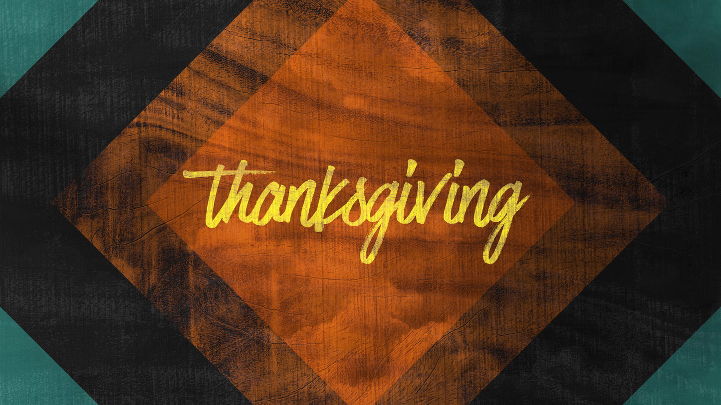 Woodgrain Clouds Thanksgiving Still