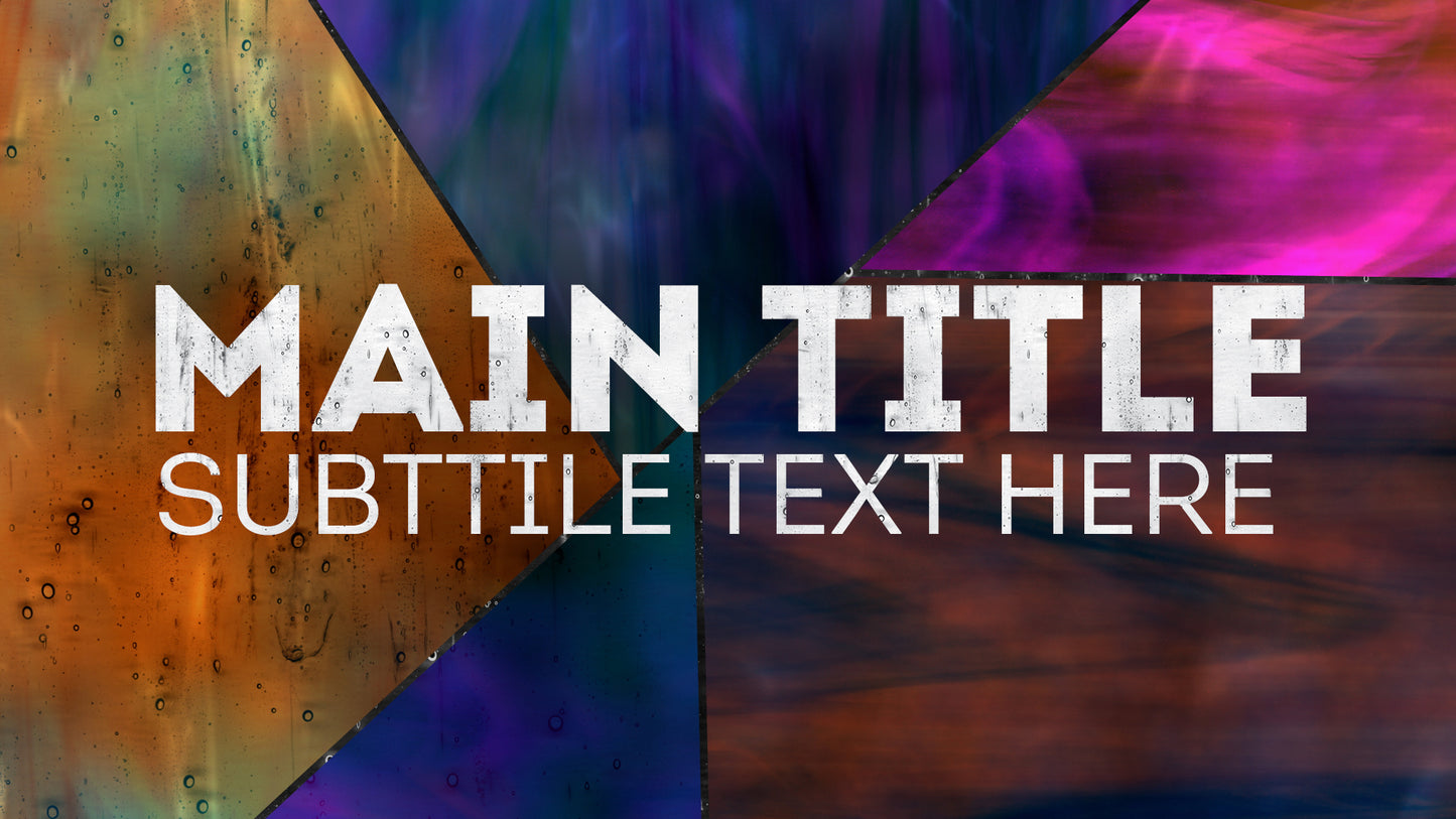 Autumn Glass Sermon Slide Sermon