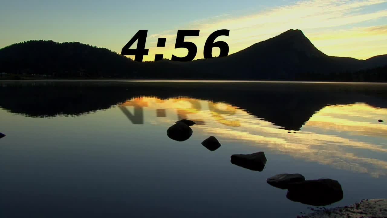 Mountain Sunrise Countdown