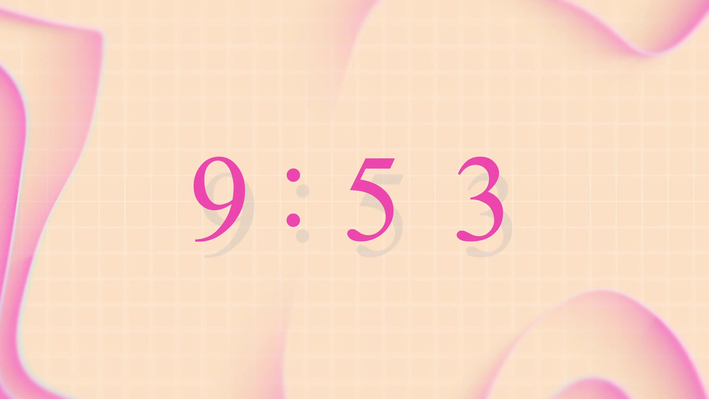 Summer Contours 10 Min Countdown