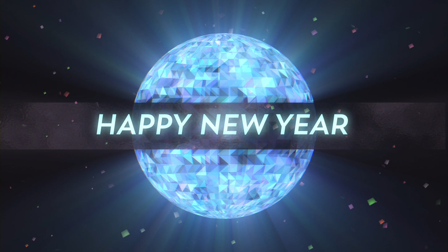 New Year's Glow Happy New Year Still