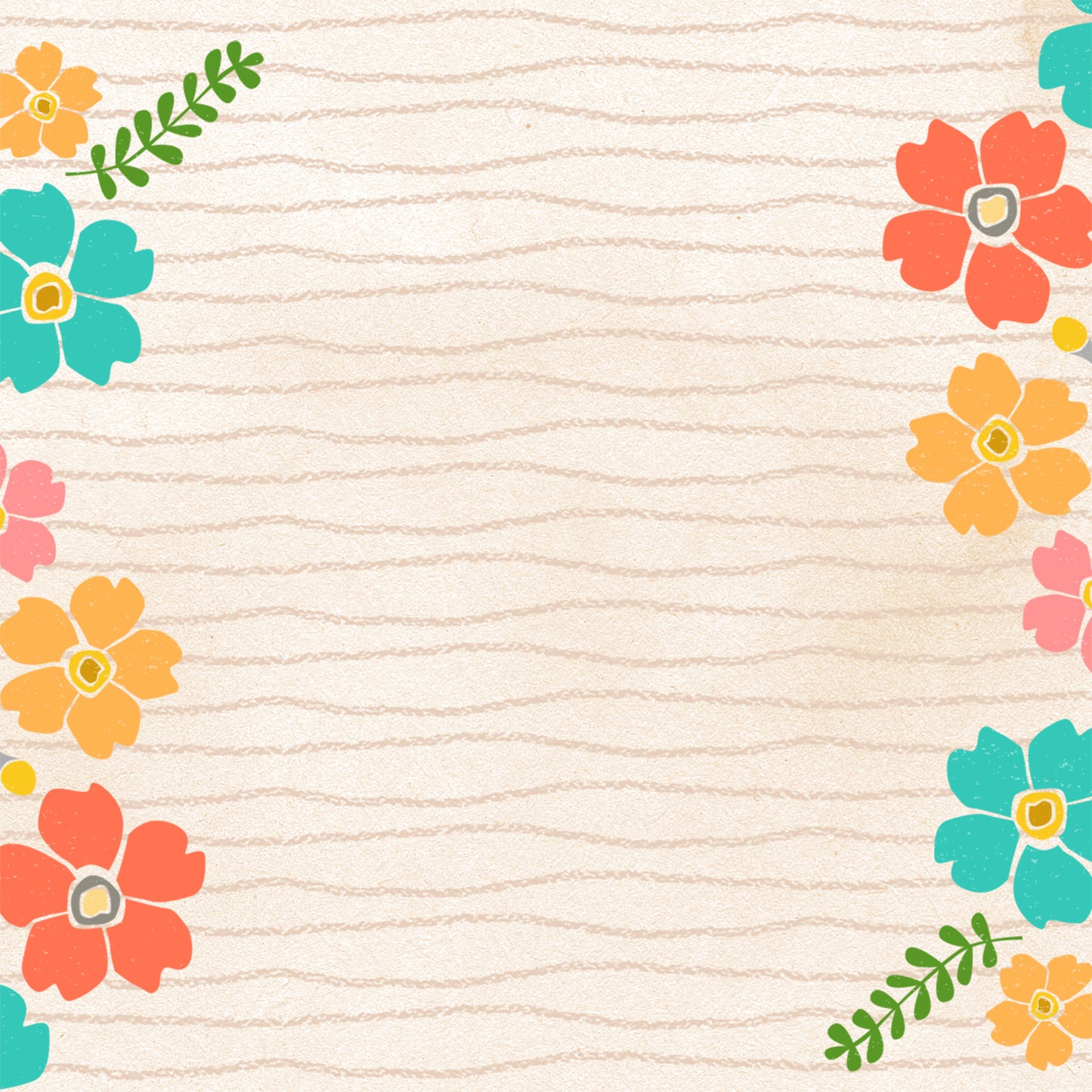 Floral Blank