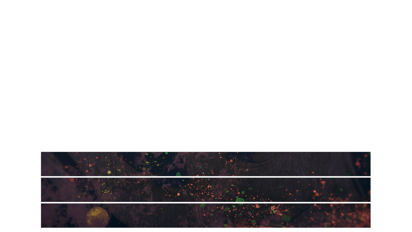 Painted Cosmos Lower Third Blank 03