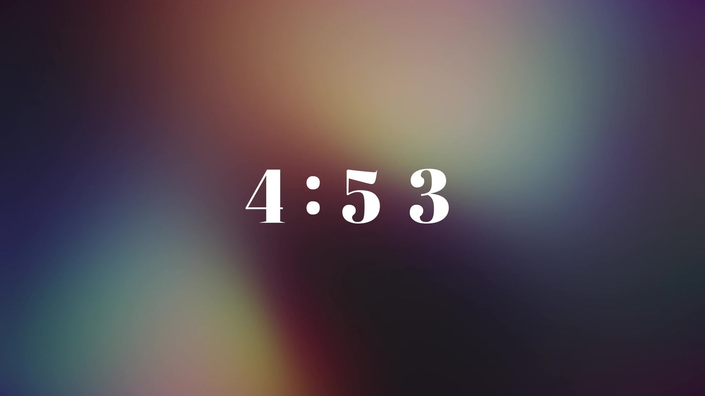 Vibrant Crosses Countdown