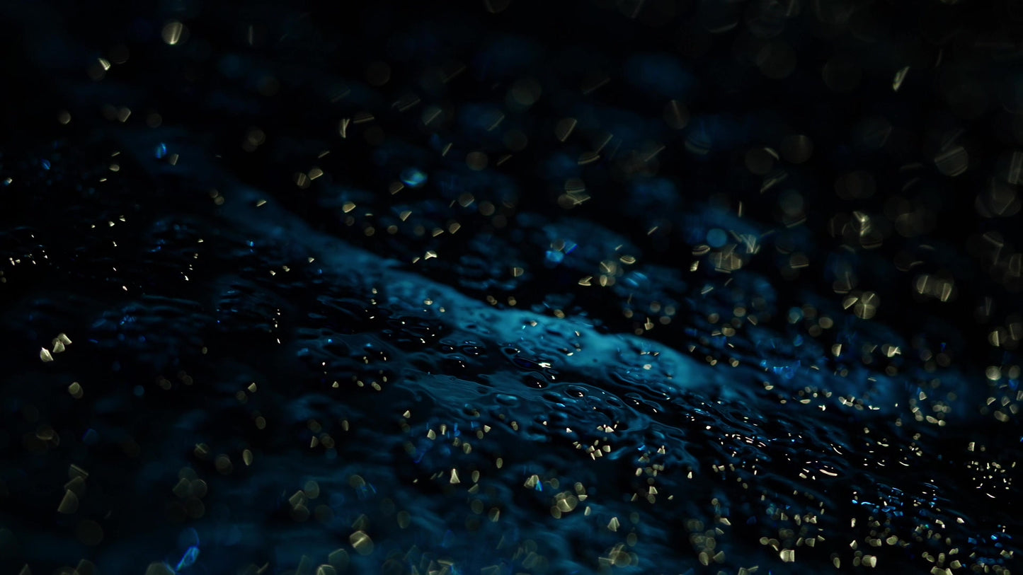 Glass Surface Blue Specks