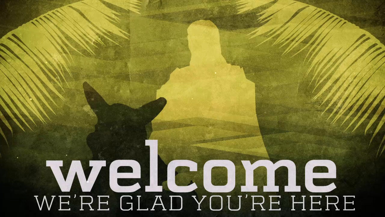 Subtle Palm Sunday Welcome Still