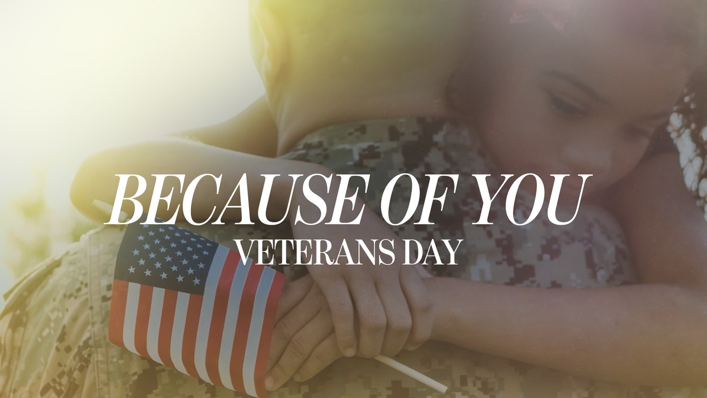 Because Of You (Veterans Day)