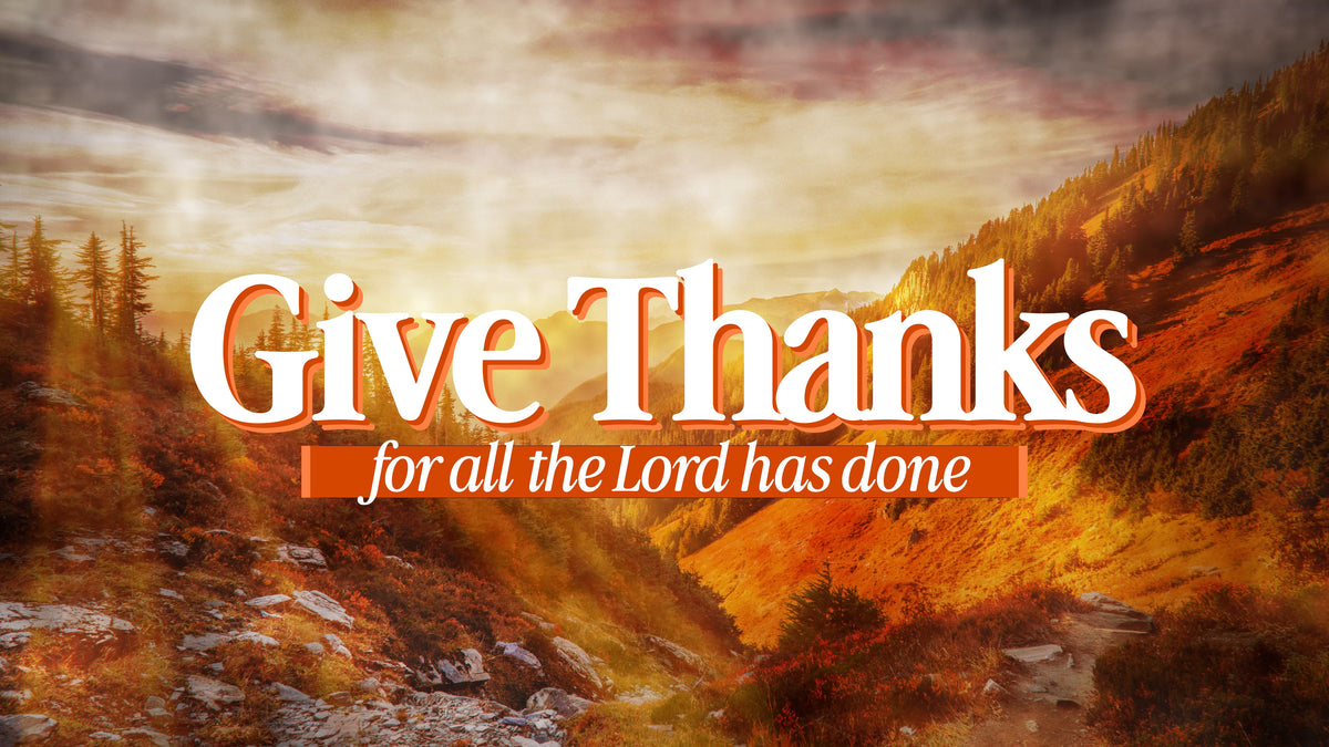 Thanksgiving Light Give Thanks