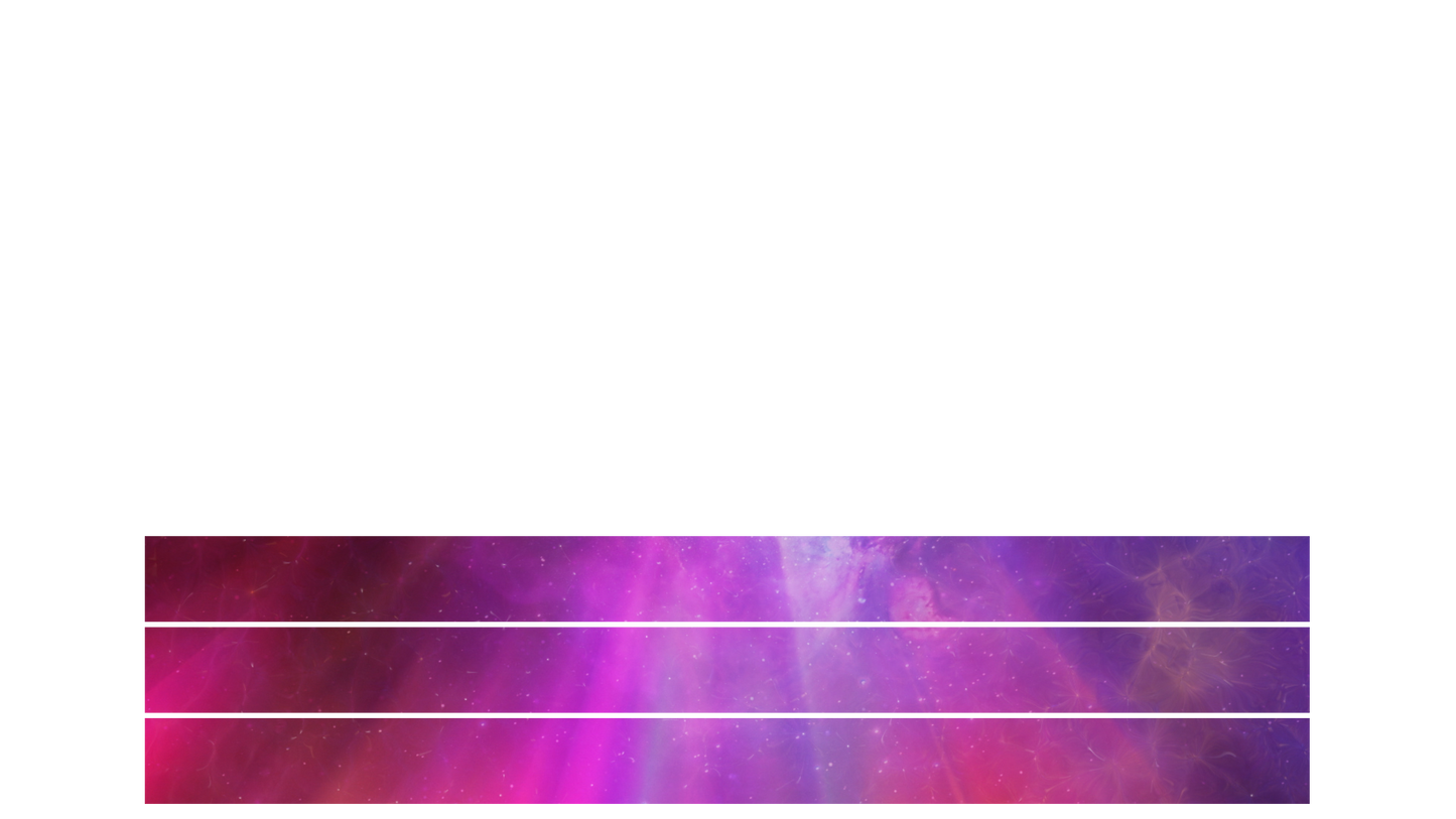 Universe Glow Lower Third Blank 03