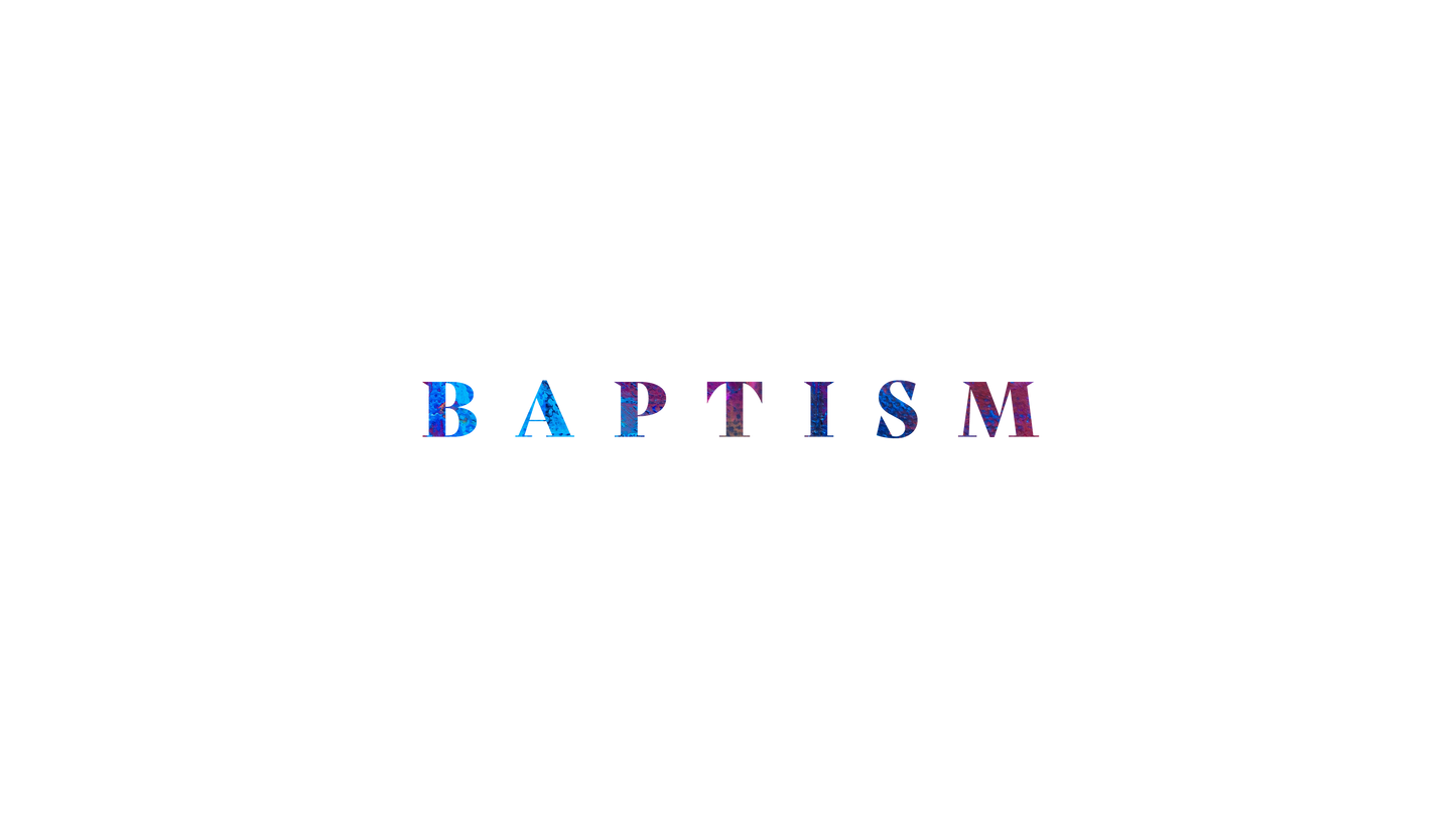 Colorful Epiphany Baptism