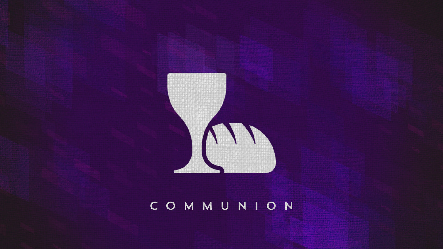 Burlap Patterns Communion Still