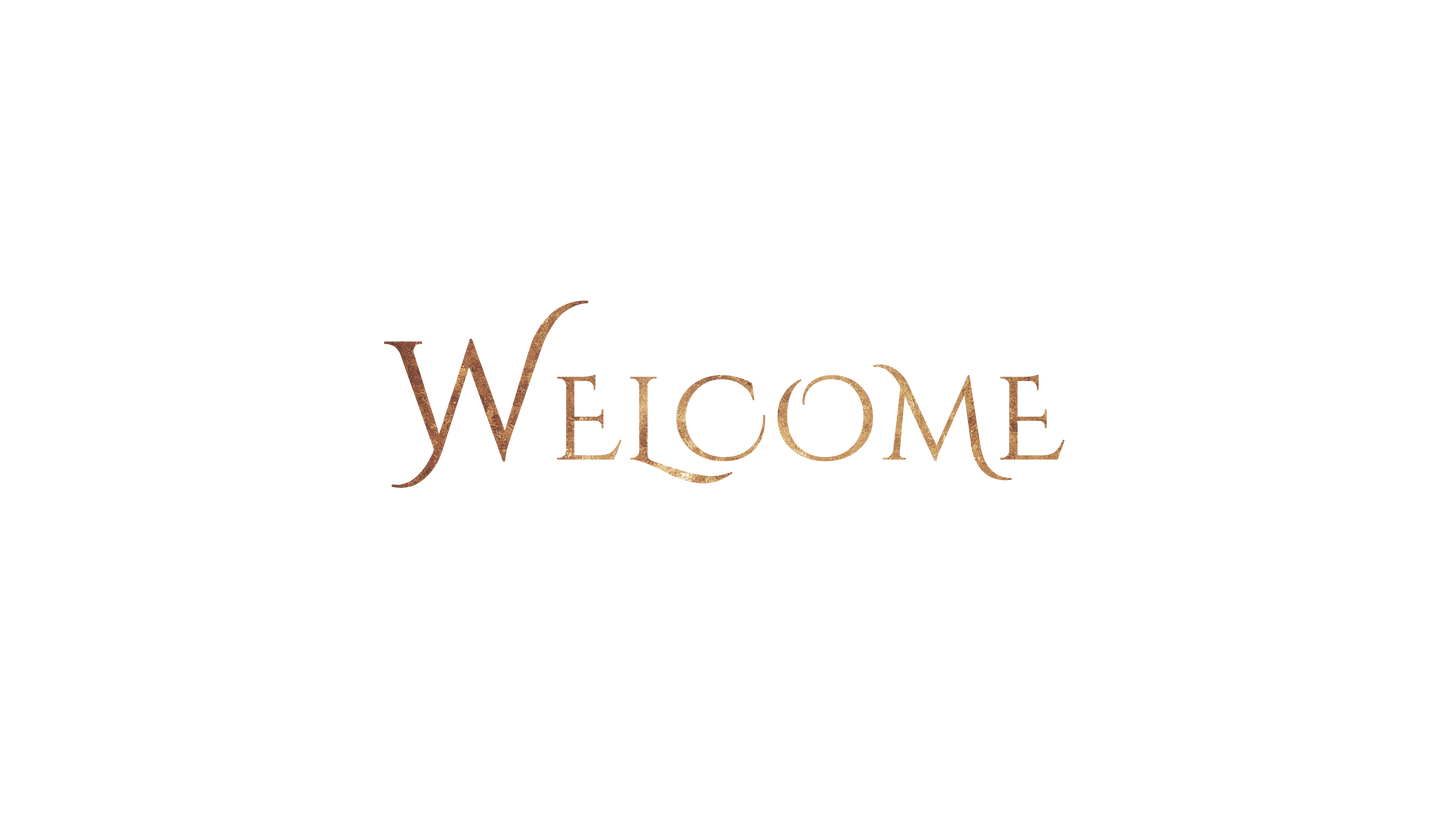 Sparkly Christmas Welcome