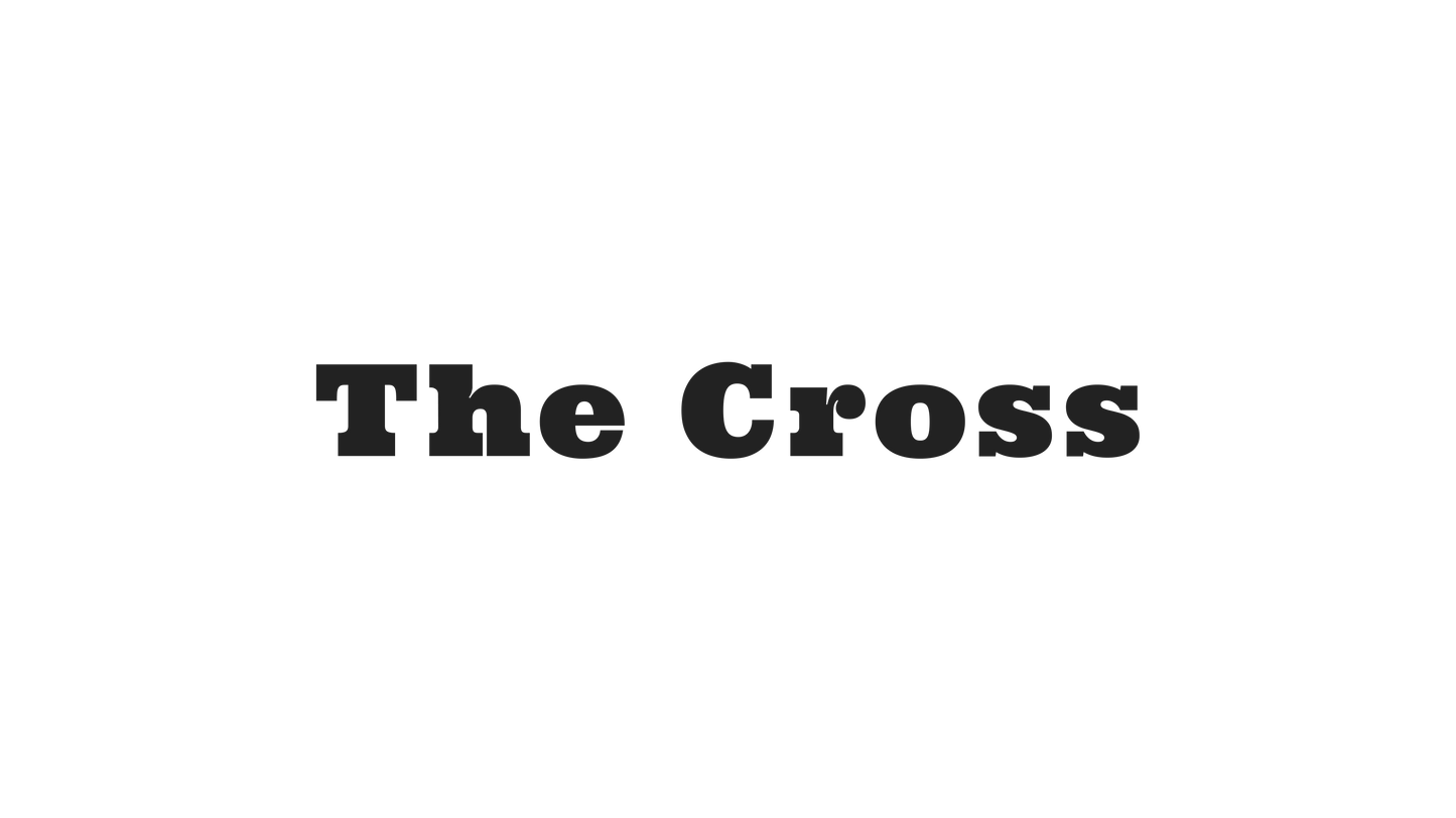 Watercolor Cross Cross