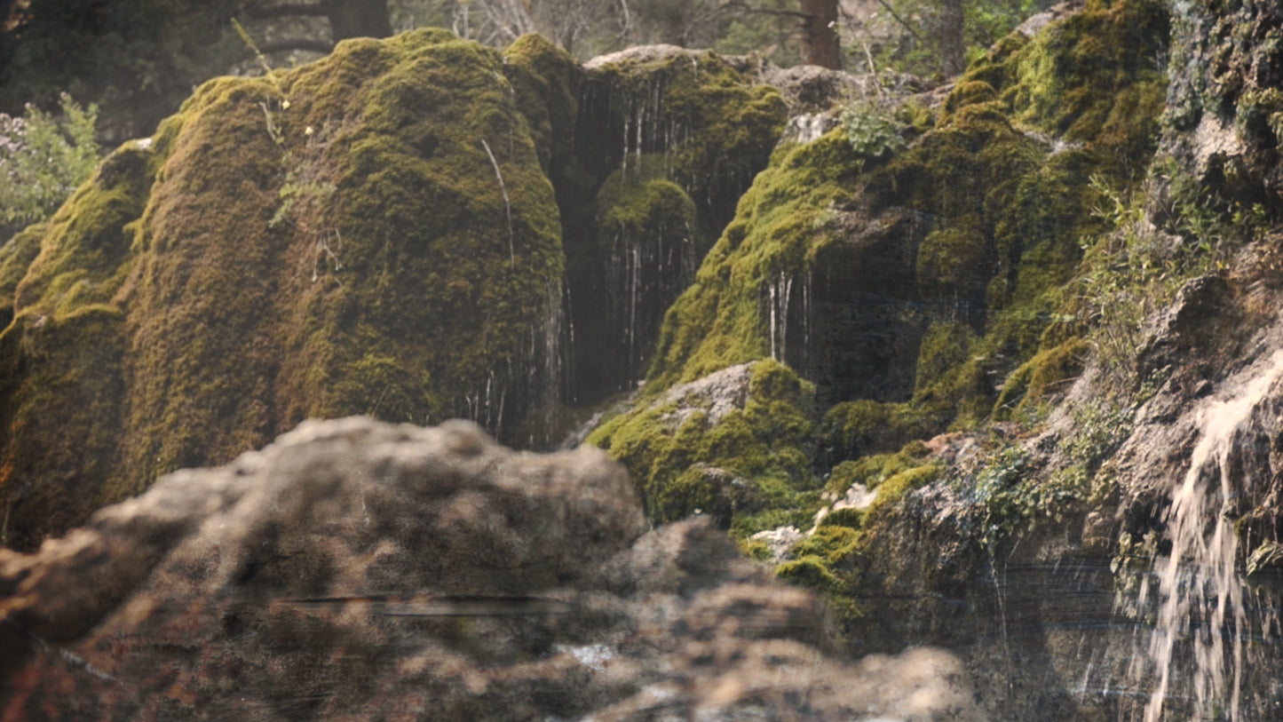 Mountain Textures Falls