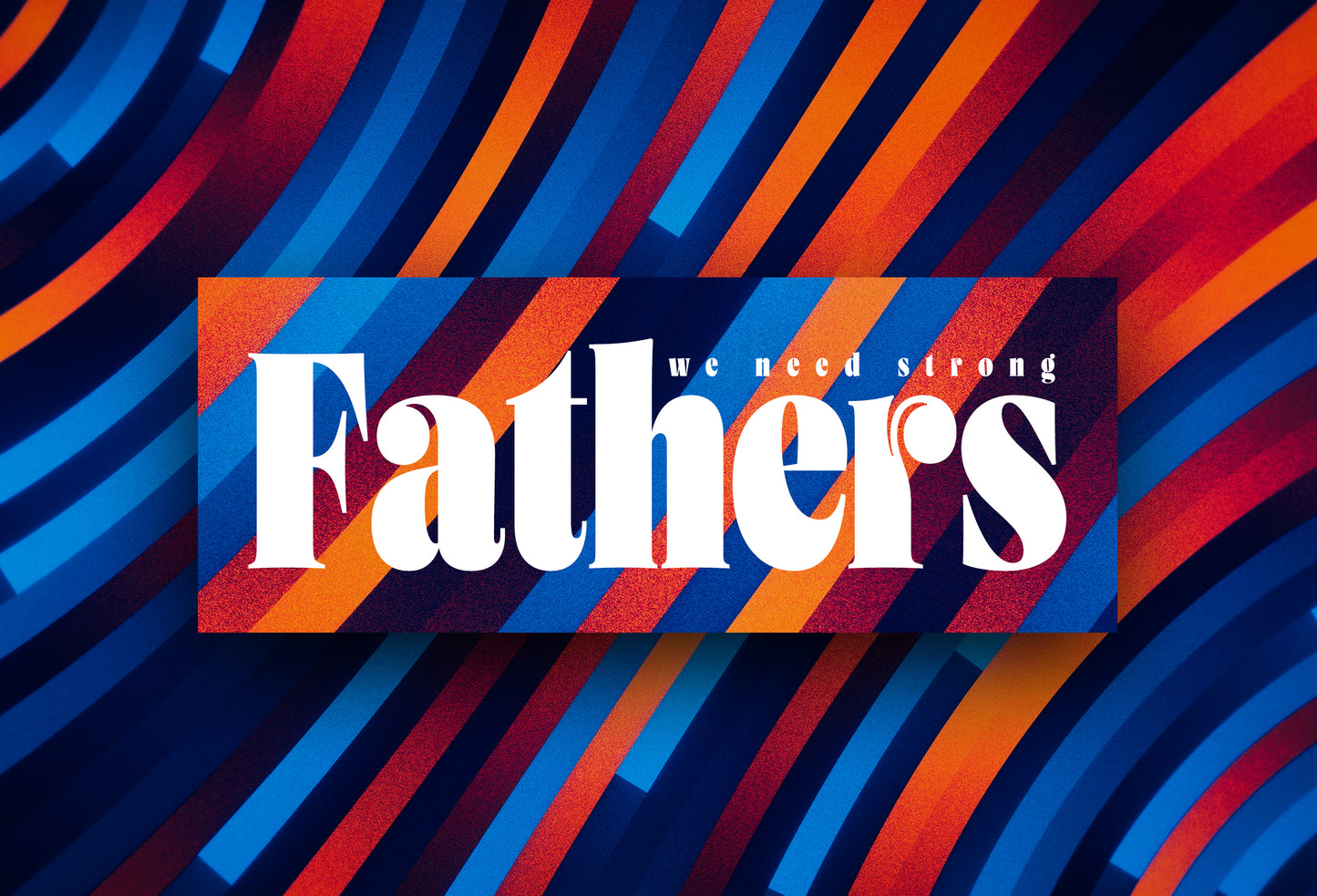 Fathers Day Gradients 8x5 Postcard