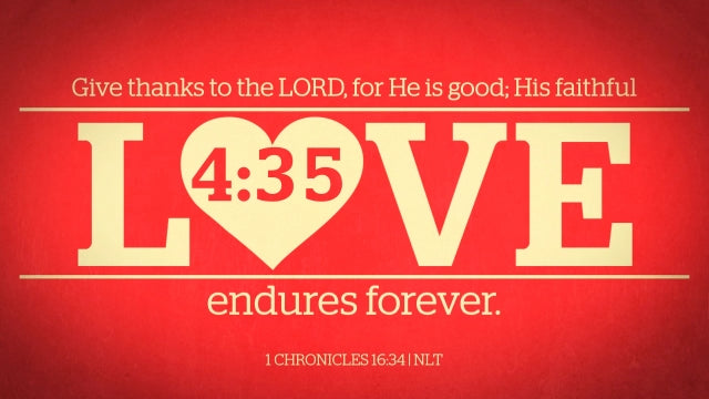 Bible Verses of Love Countdown