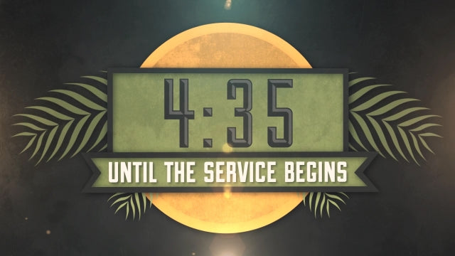 Vintage Palm Sunday Countdown