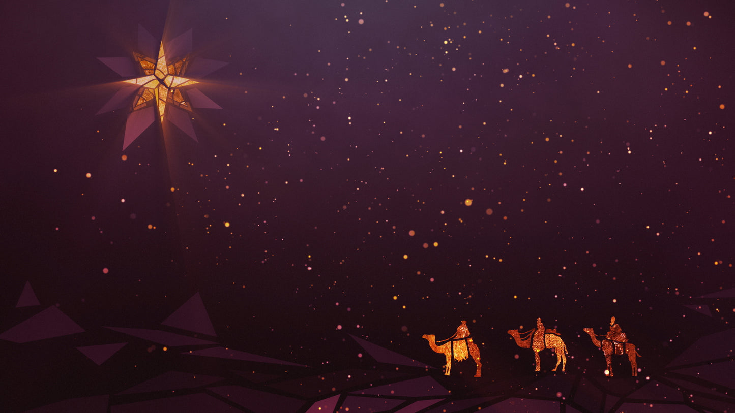 Christmas Glass Wise Men