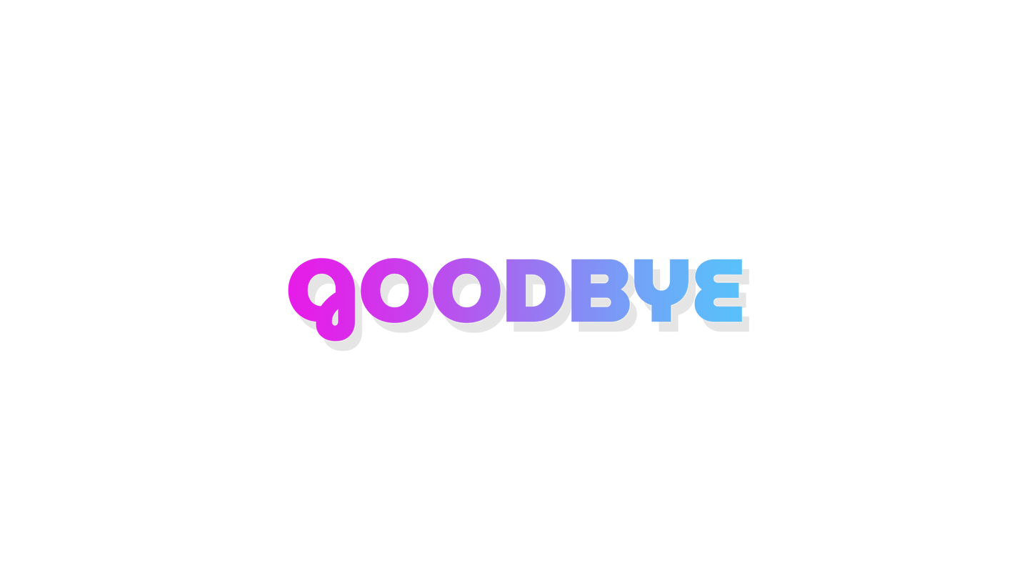 Line Art Goodbye