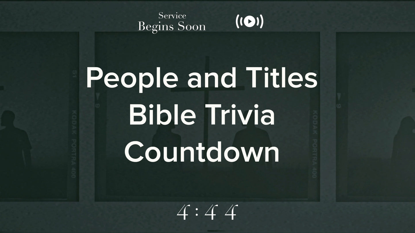 Filter Frames Trivia Countdown