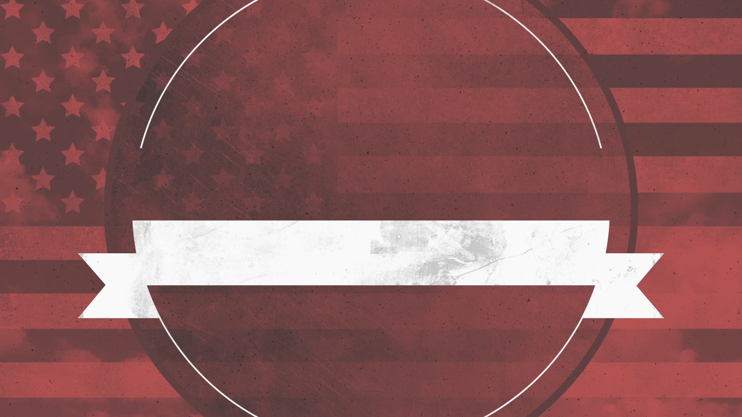 Vintage Patriotic Sky Blank Title Still