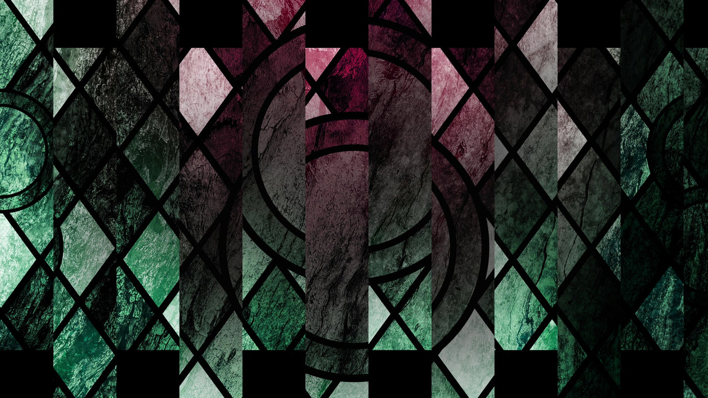 Simple Stained Glass Diamonds Remix