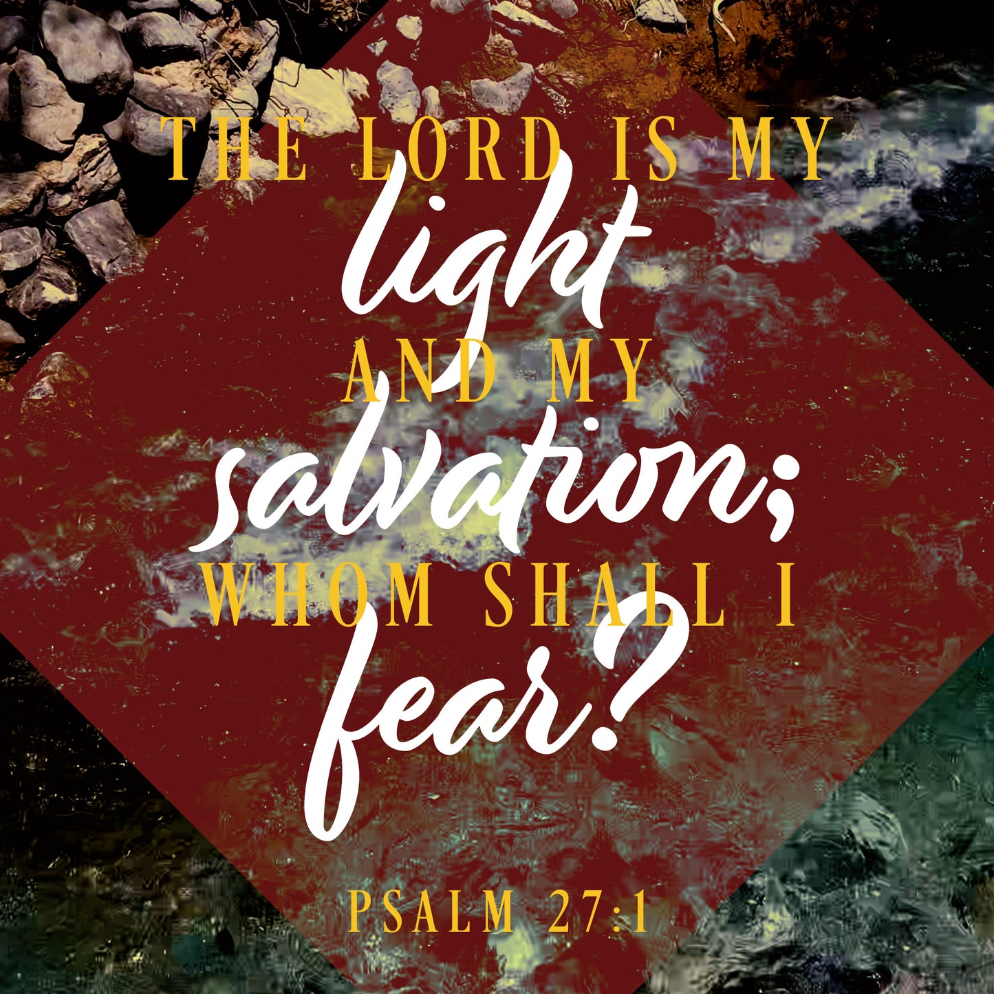 Vintage Lake Scripture