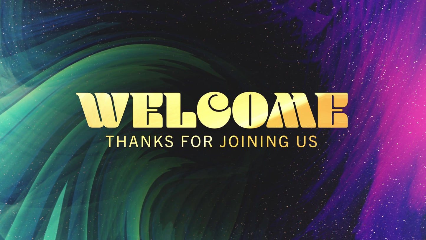 Colorful Cosmos Welcome